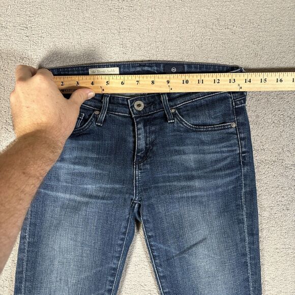 Adriano Goldschmied AG Jeans Stevie Ankle Slim Straight Women’s Fit 28x26 - Picture 4 of 10